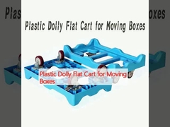 Dolly Plastic Flat Cart untuk Pindahkan Kotak