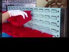 Gudang gantung tumpukan dan sarang plastik Bagian Bin Plastik Bins Buah 225mm