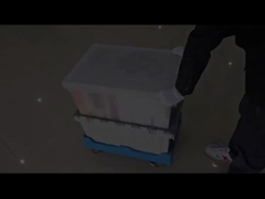 Plastik Dolly Desain Ringan Ditempel Tutup Nestable Crate platform plastik dolly