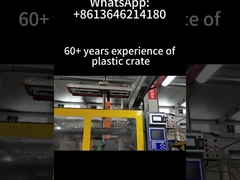 Kastil plastik lipat yang dapat ditumpuk untuk transportasi barang pertanian yang mudah