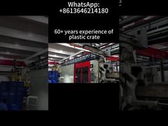 Krat plastik dapat dilipat, dapat ditumpuk, kotak penyimpanan, kotak pindahan, wadah dengan tutup terpasang