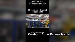Produksi Kontainer Euro Box & VDA Kustom | Pabrik Kontainer Logistik Plastik OEM