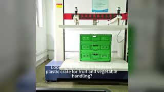 Uji Kompresi Peti Plastik Lipat | Peti Buah & Sayur