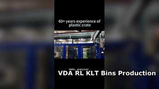 VDA RL-KLT Produksi Kontainer Produsen Tempat Sampah Plastik Standar Otomotif