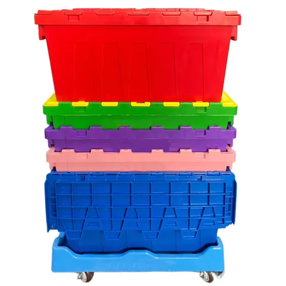 Blog perusahaan terbaru tentang Plastic Dolly Cart vs Metal Hand Truck: A Modern Alternative for Canadian Warehouse Material Handling Systems