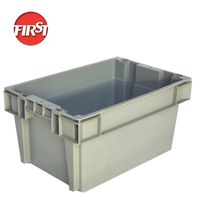 Beli 600*400*300mm Kontainer Plastik Logistik Pindah untuk Kotak Penyimpanan Industri Berguna Lagi pembuatan online