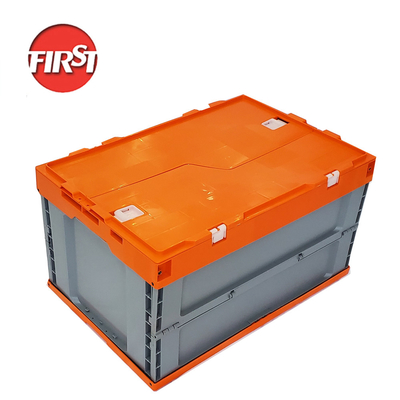 Beli Storage Cloth Grocery Crate dengan tutup lipat dan dapat ditumpuk Ukuran internal 555*360*300mm pembuatan online