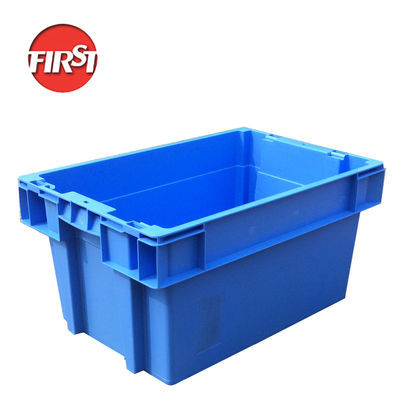 Beli 600×400 Stack & Nest Plastic Crate Heavy Duty Solid Plastic Storage Crate Produsen pembuatan online