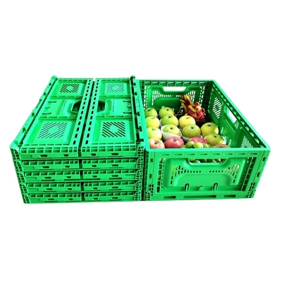Beli Custom Heavy Duty Stackable Plastic Crate for Supermarket Farm Lipat 570*370*210mm pembuatan online