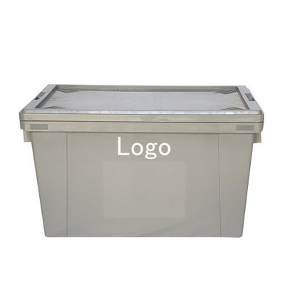 Beli Plastic Moving Cage Stackable And Nestable Dipasang Tutup Kontainer Produsen pembuatan online