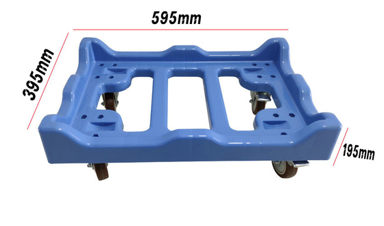 Beli Logistics Stackable Moving Crates Plastic Container Dolly Cart pembuatan online