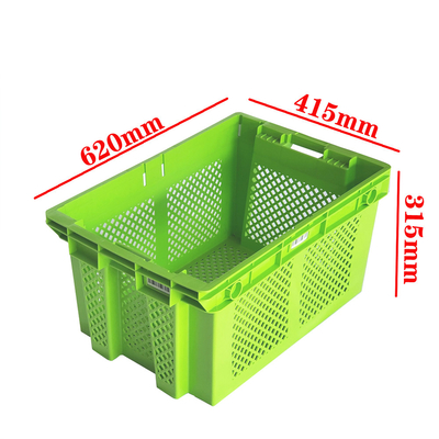 Pengendali PP Plastik Turnover Box Nesting Stacking Storage Nesting Crates Plastik Bin