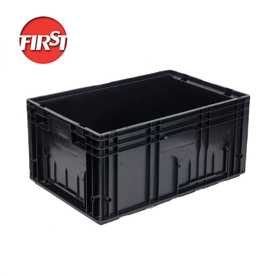 600x400mm VDA Plastik Turnover Box KLT Injeksi yang dapat ditumpuk Daur Ulang PP EUR Plastik Container