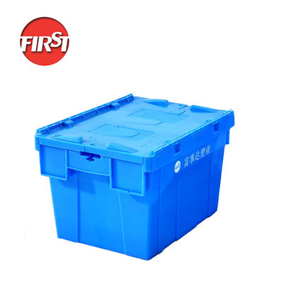 Logistik Penyimpanan Plastik Nesting Crates Turnover Box Transportasi yang dapat ditumpuk 400*300*260mm