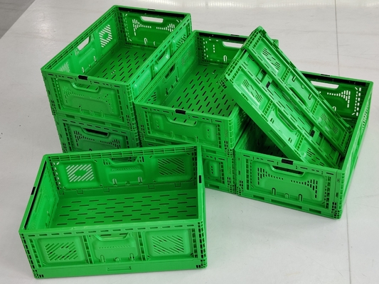 570x370x210mm Kotak buah plastik lipat kecil Pertanian lipat