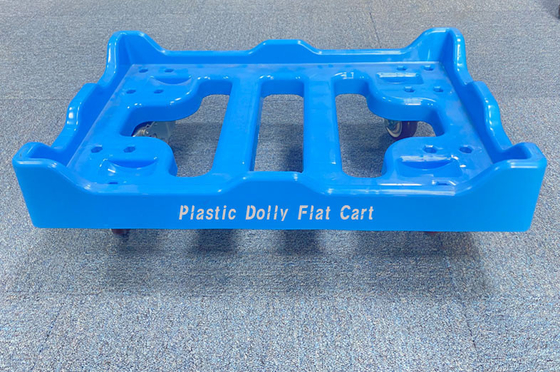 Plastik Dolly Untuk Kotak Tote Gudang Industri yang dapat ditumpuk